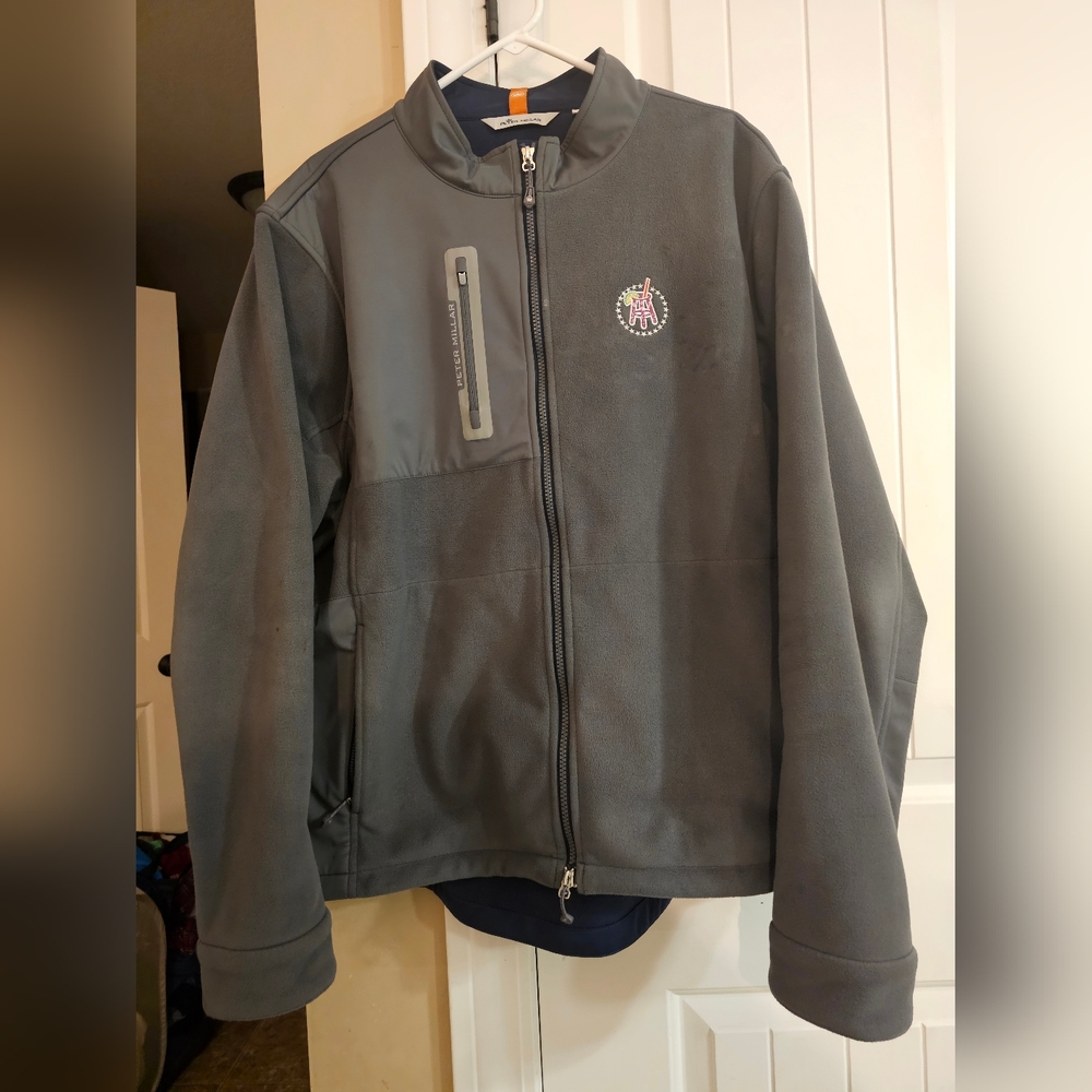 Peter Millar fleece barstool sports jacket
